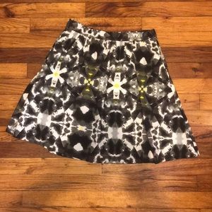 Abstract tie dye skirt